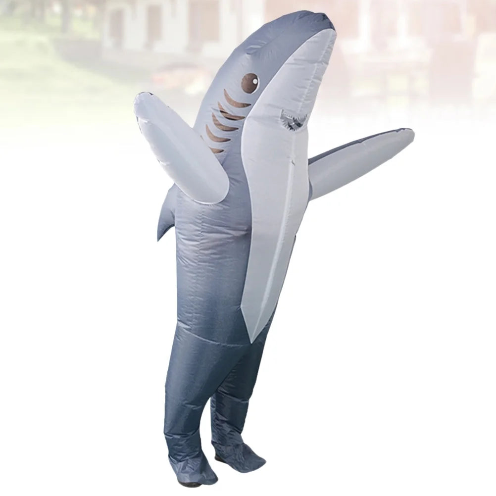 Grey Dolphin Inflatable Costume F2882