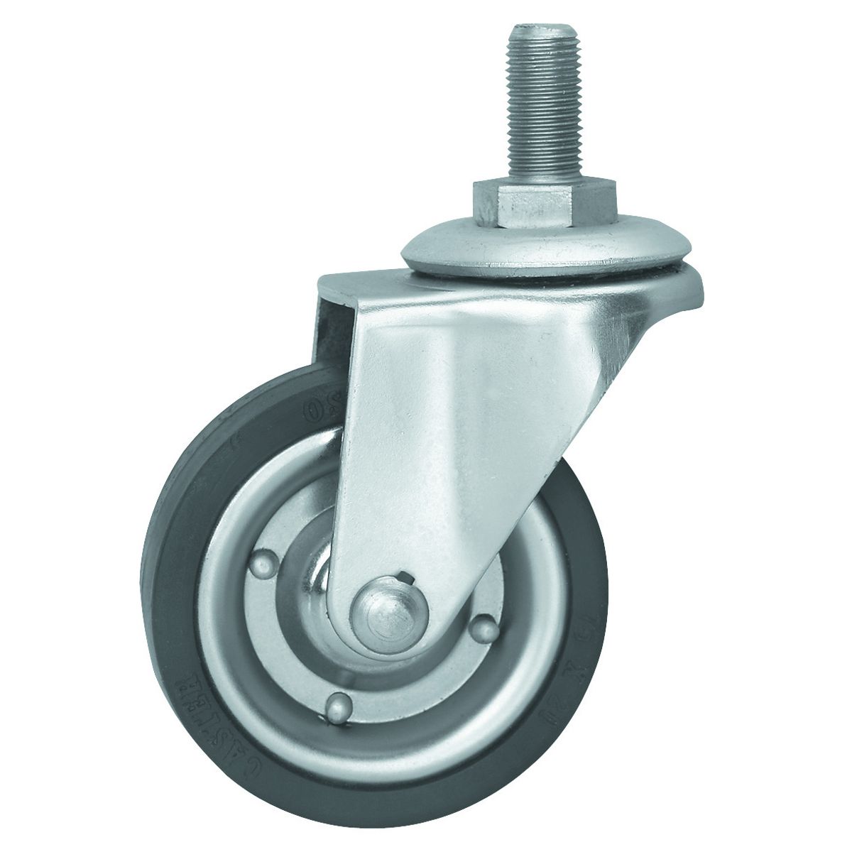 3 in. Rubber Swivel Caster D470