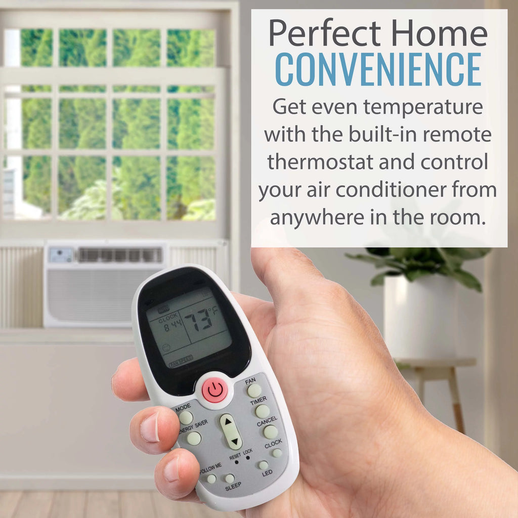 18,000 BTU 230-Volt White Window Air Conditioner with Remote D198602