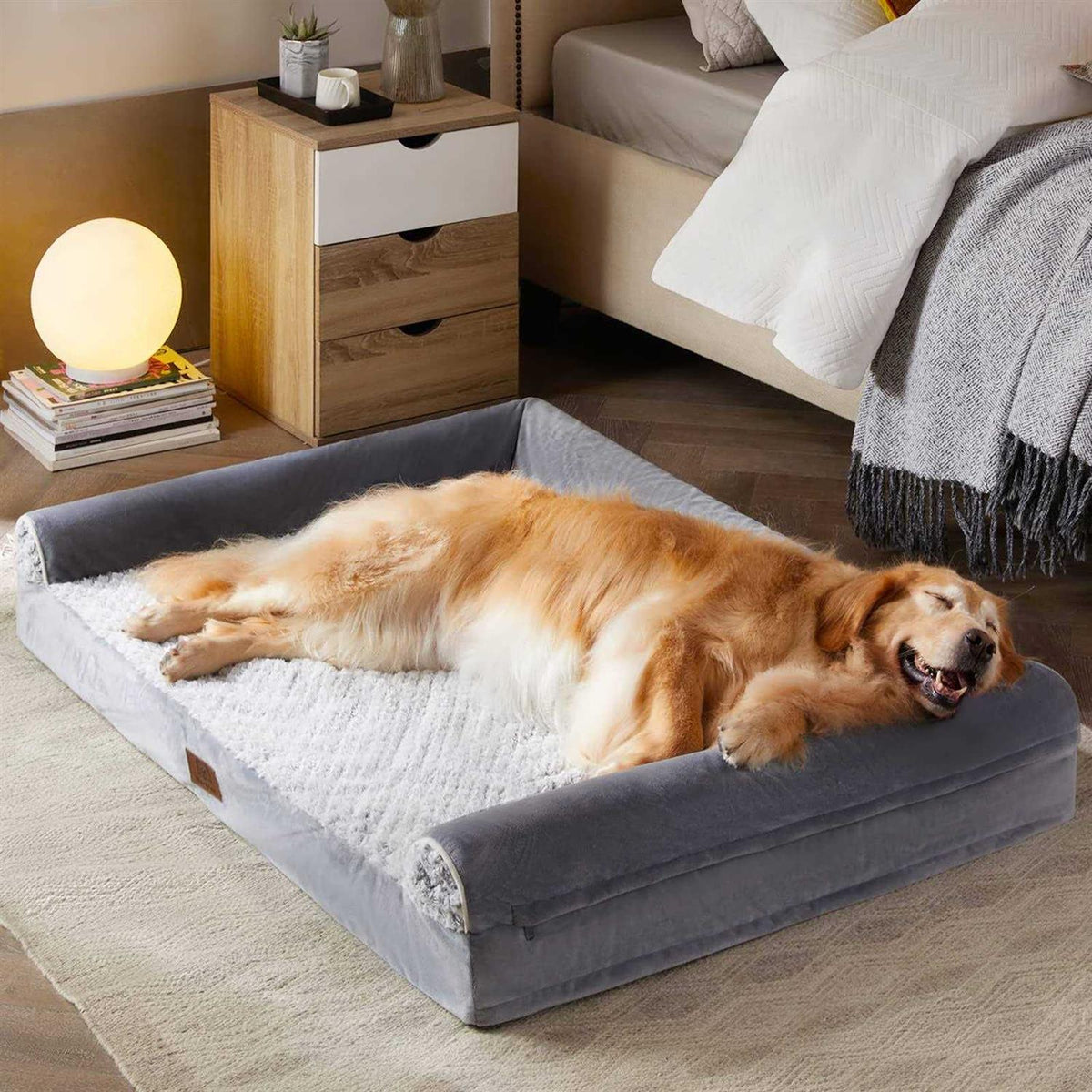 Orthopedic Sofa Dog Bed with Removable Waterproof Cover Y1873