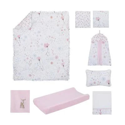8 Piece Crib Bedding Set B264371
