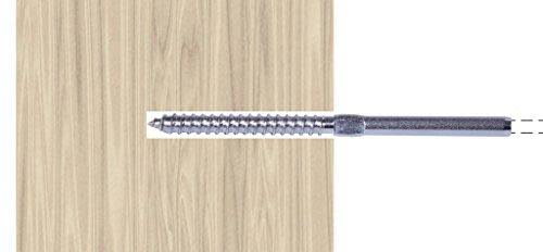 Stainless Steel Hand-Crimp Lag Stud for 1/8x22 Cable Railing (Lot of 10) X5761