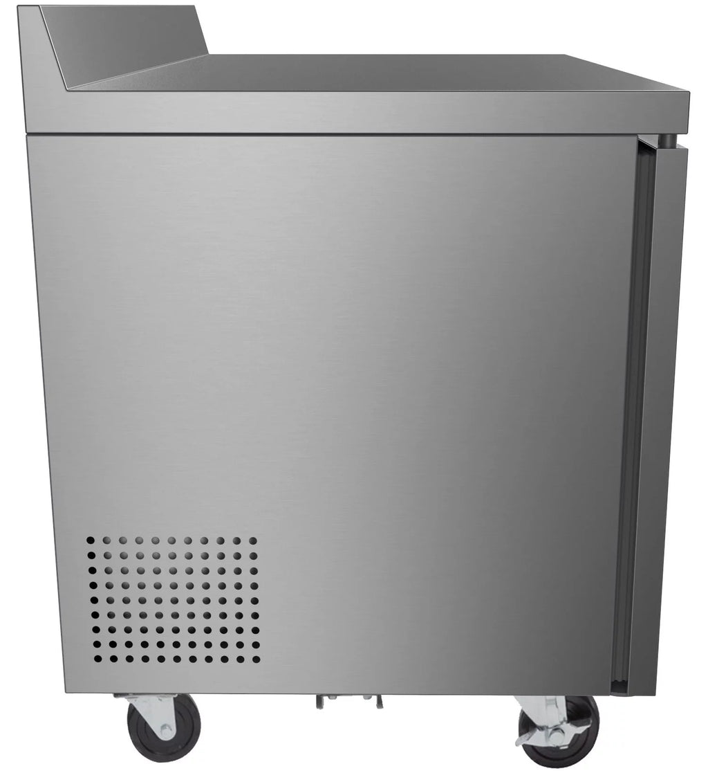 48 in. Two-Door Worktop Refrigerator with Backsplash N348