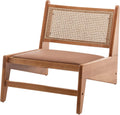 Beige Rattan Accent Chair Y59247