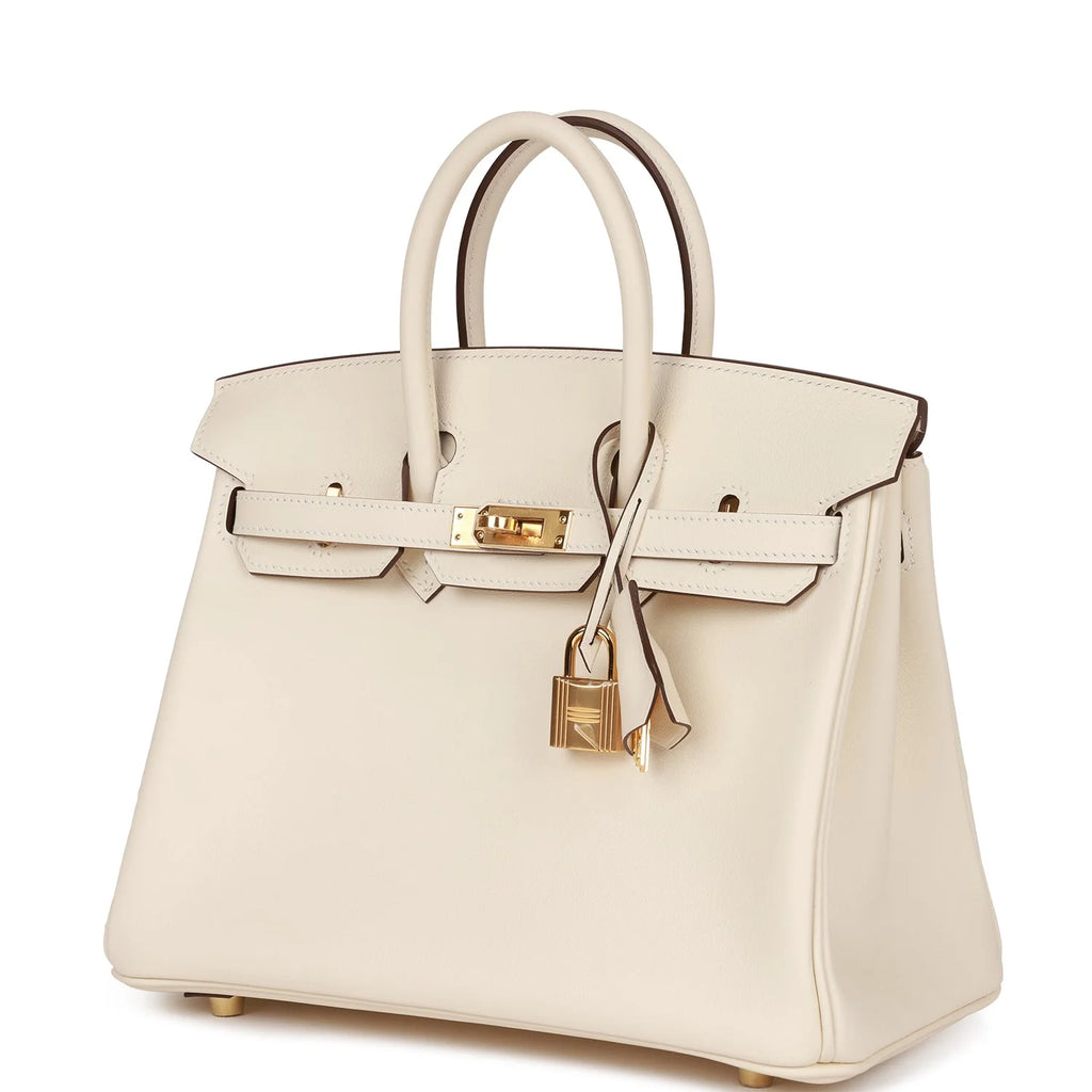 Birkin 25 Nata Swift Gold Hardware F2553