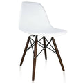 White Molded Plastic Dining Chair C8081