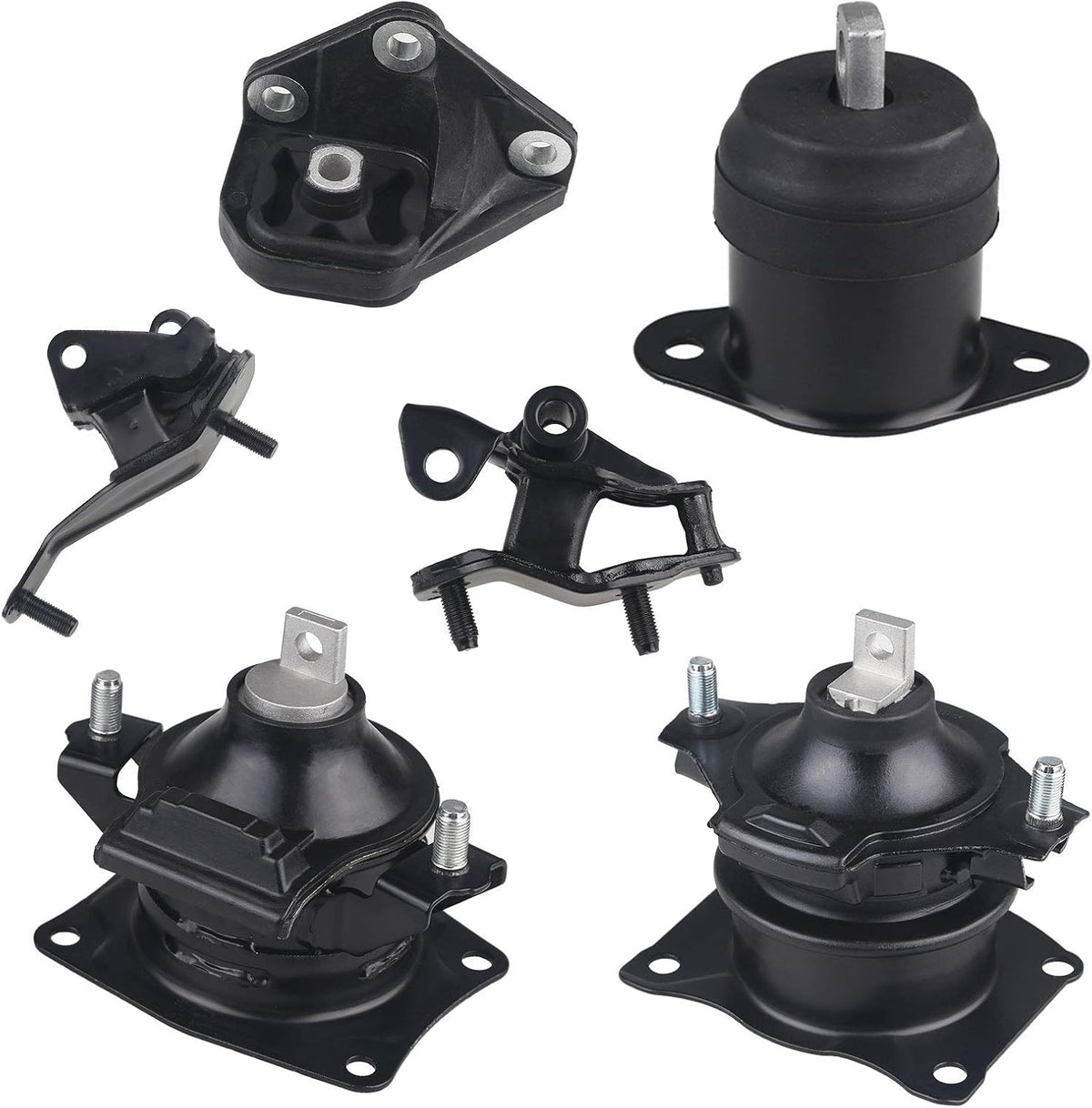 6Pcs Engine Motor Mount Transmission Mount for Honda Accord 2.4L 2003-2007 Y859052