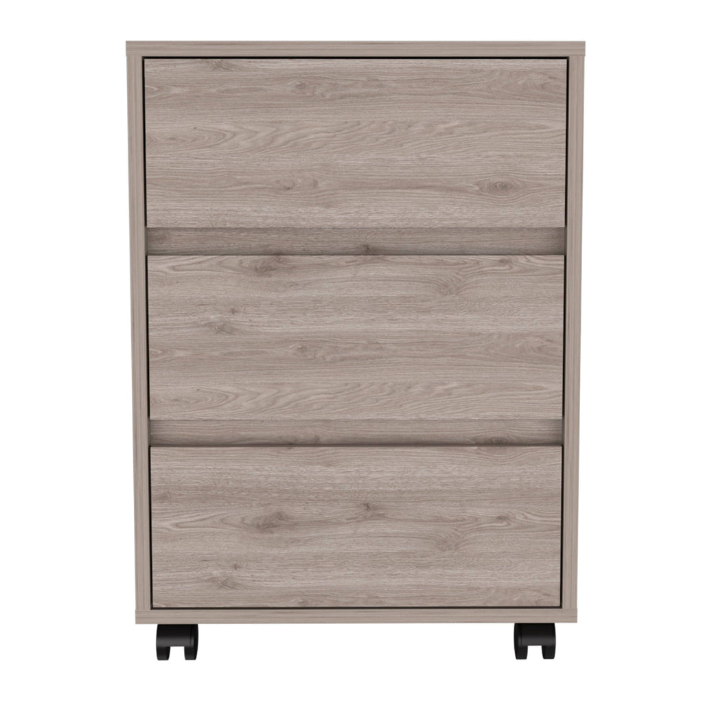 Black 3 Drawer Filing Cabinet R3034