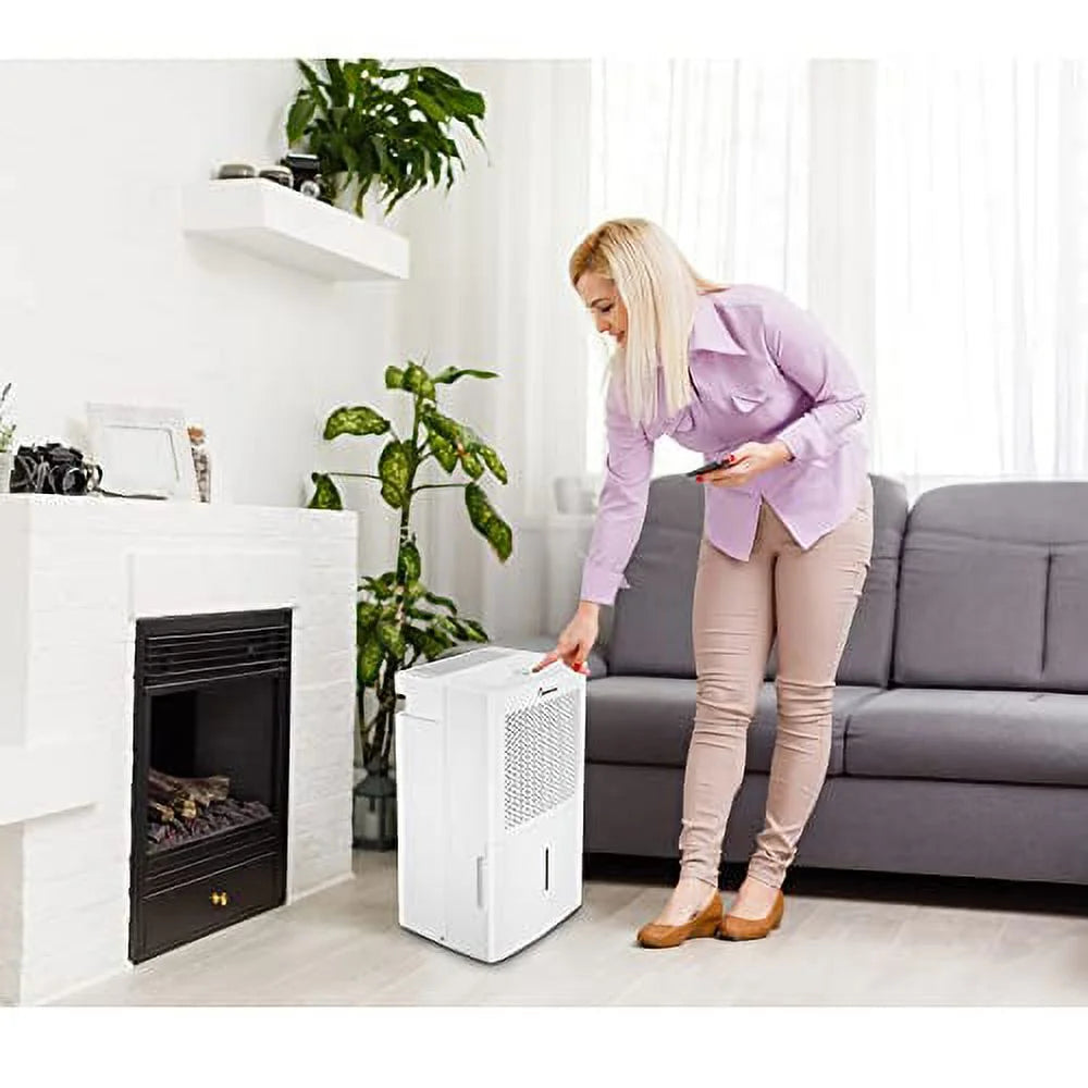 3000 Sq.Ft 35 Pint White Dehumidifier Z392