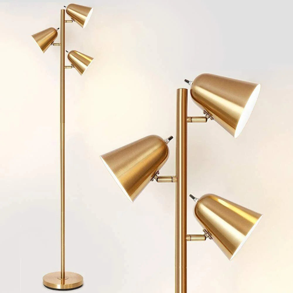 Adjustable Floor Lamp Gold W963