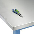 Stainless Steel Square Edge Workbench Top, 48x22W x 36x22D x 1-1/2x22H U15897