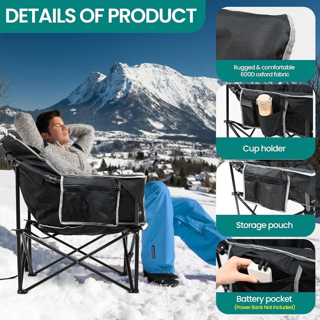 Oversized Heated Camping Chair L50808