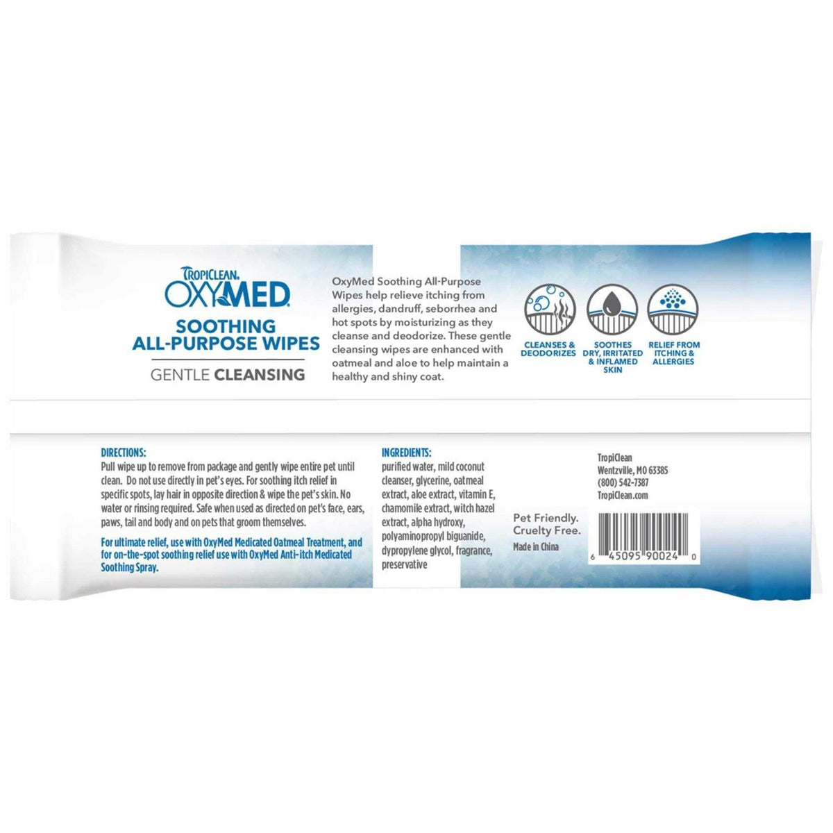 Pet Allergy Relief Wipes I8943