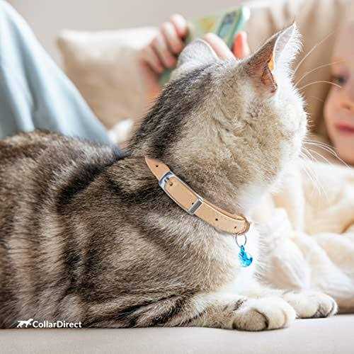 Leather Cat Collar with Bell S8798