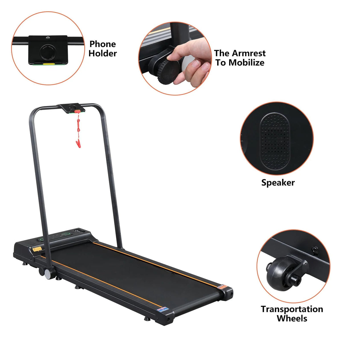 Portable Folding Treadmill Q418