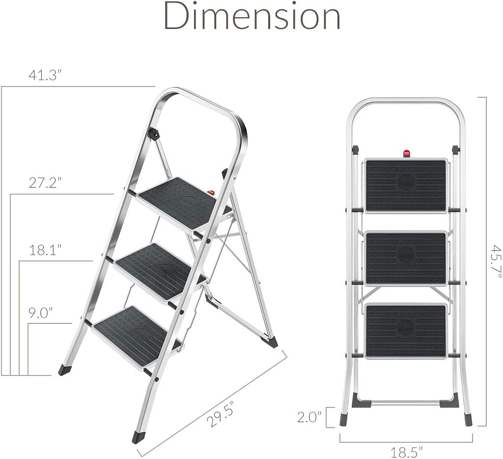 Aluminum 3-Step Step Stool O14418