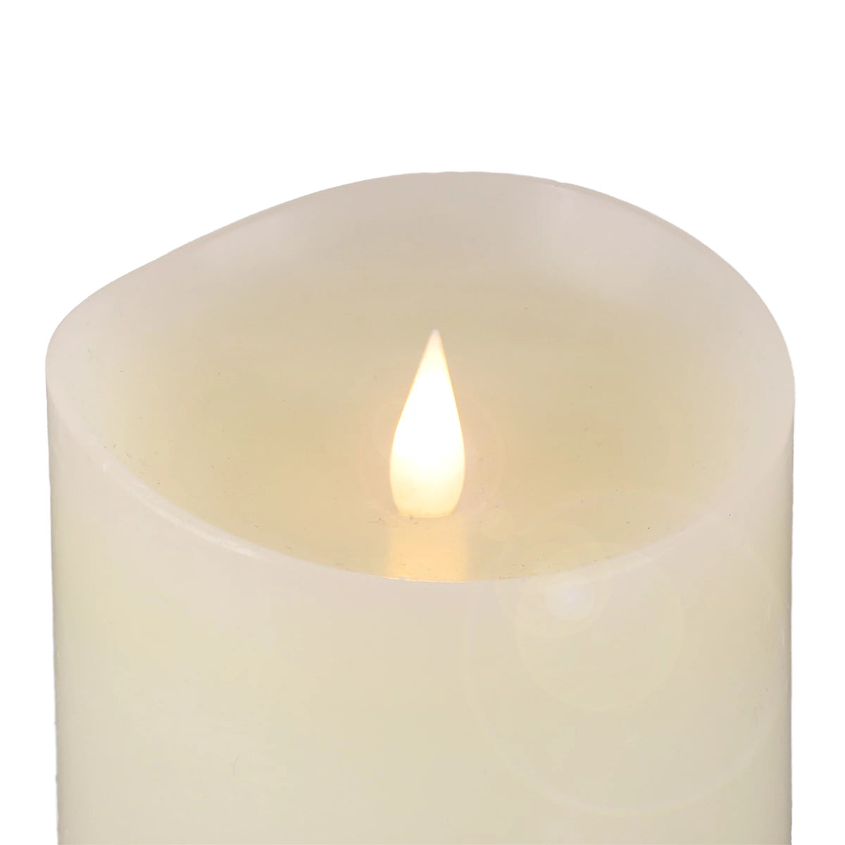 Ivory Flameless Candle with Remote P8583
