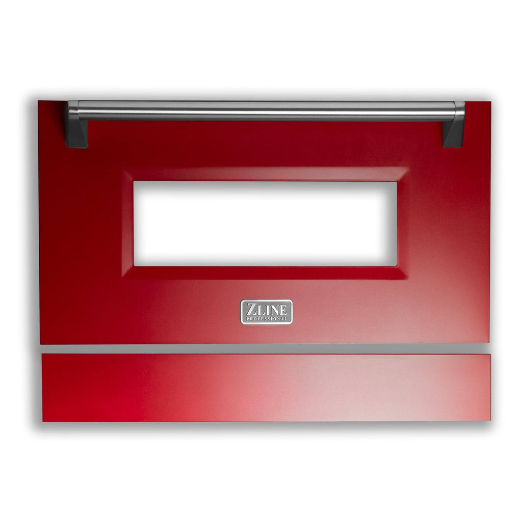 30 in Red Matte Range Door X1374