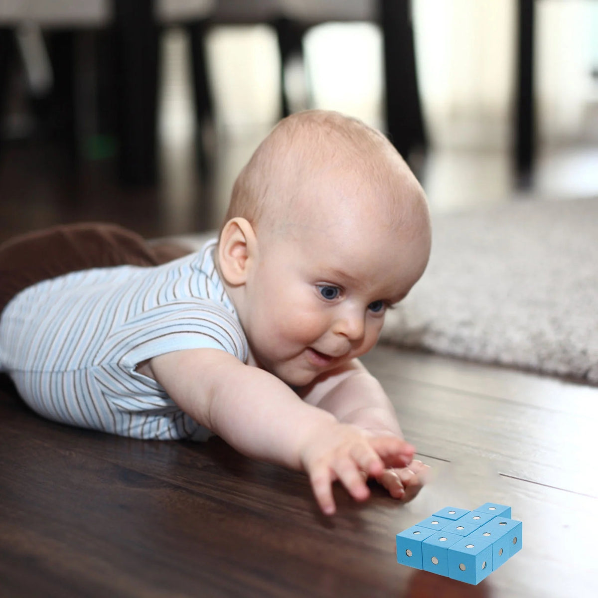 20 pcs Magnetic Wooden Blocks H43860