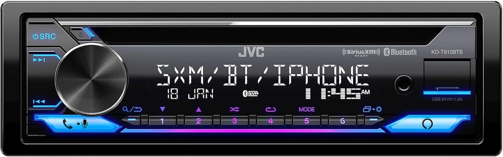 CD Receiver with Bluetooth and Two Pairs of 6x9 Speakers Q331708