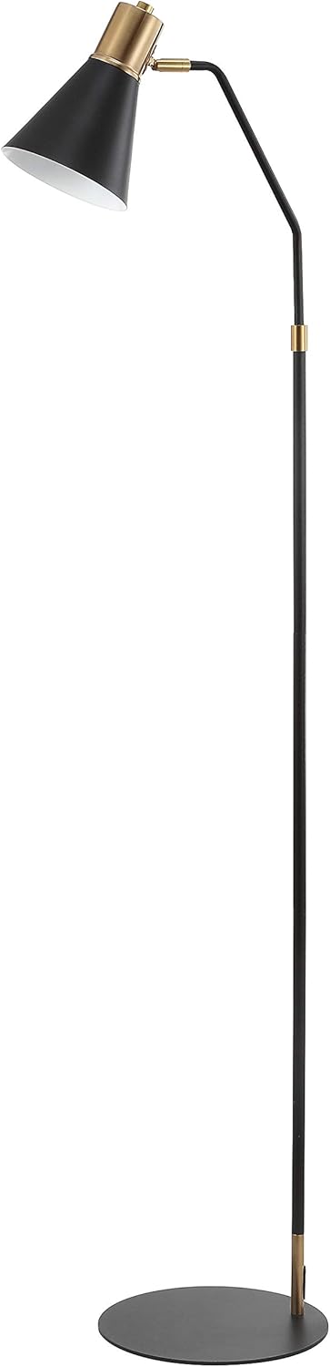 Gold Metal LED Task Floor Lamp V56112