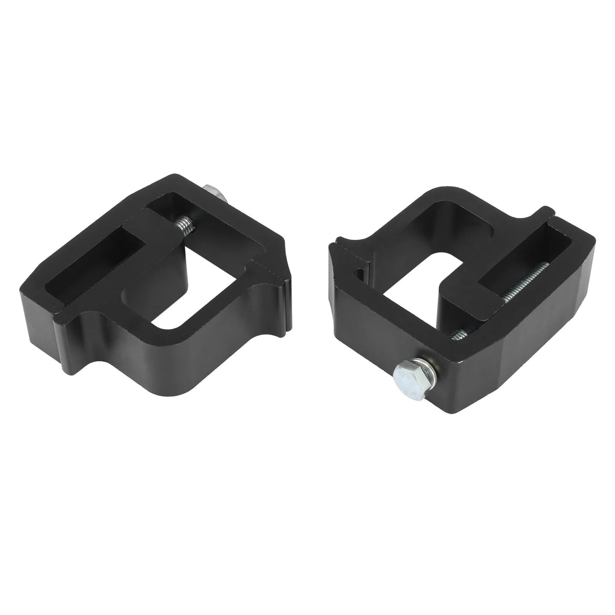 Black Aluminium Alloy Truck Cap Mounting Clamps, 4 Pcs U45035