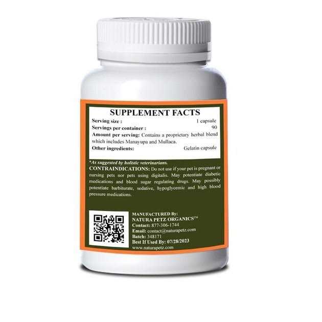 90 Capsules Breathing Support for Dogs and Cats B4099