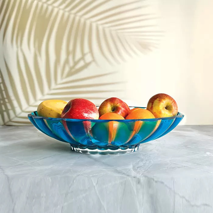 Turquoise Centerpiece Fruit Bowl S328535
