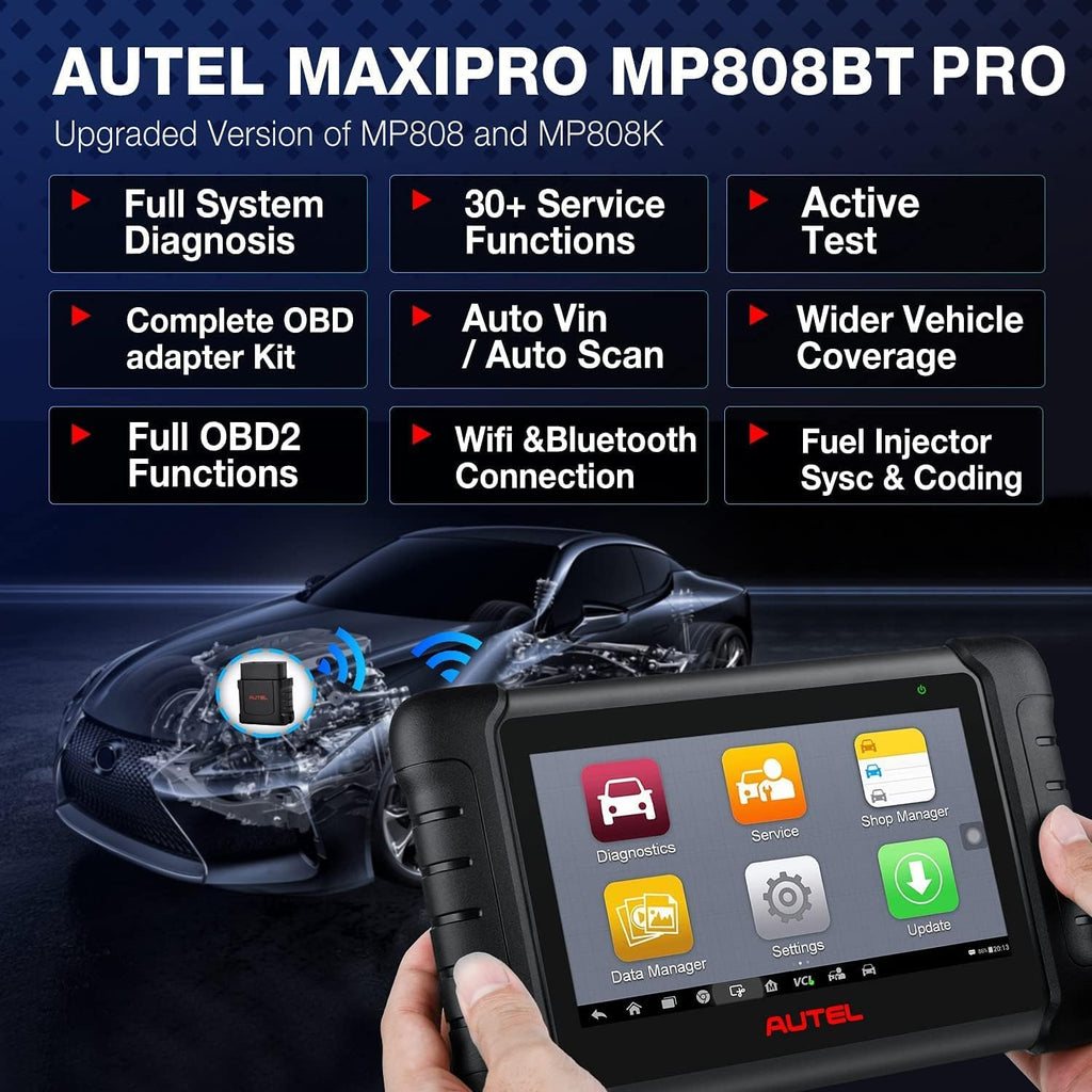 2022 Newest Car Diagnostic Scan Tool with Advanced Bi-Directional Control, All Systems Diagnosis, 30+ Service V441502