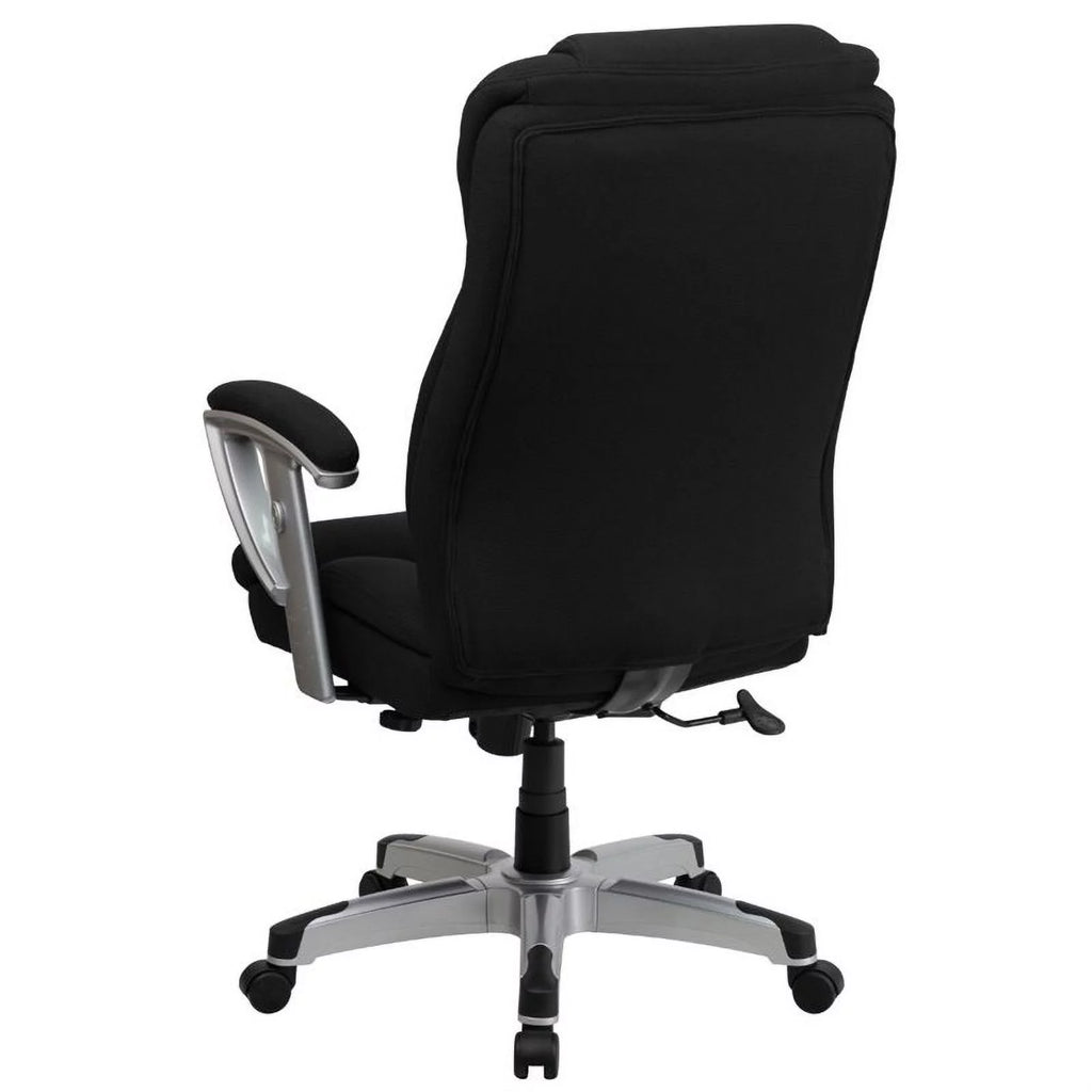 Black Fabric Office Chair with Arms U914420