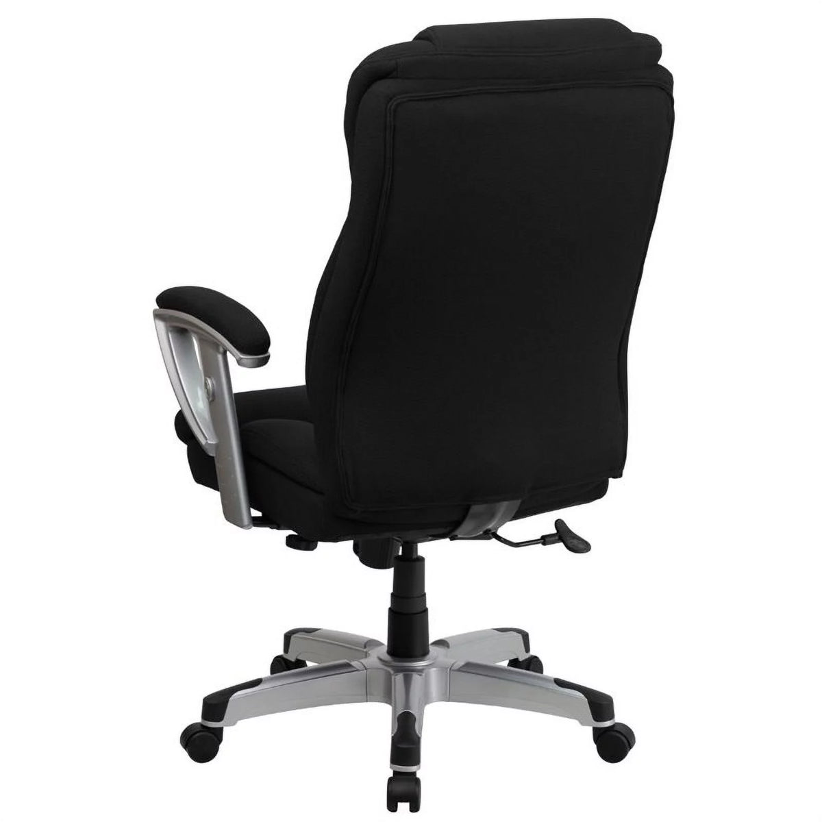 Black Fabric Office Chair with Arms U914420