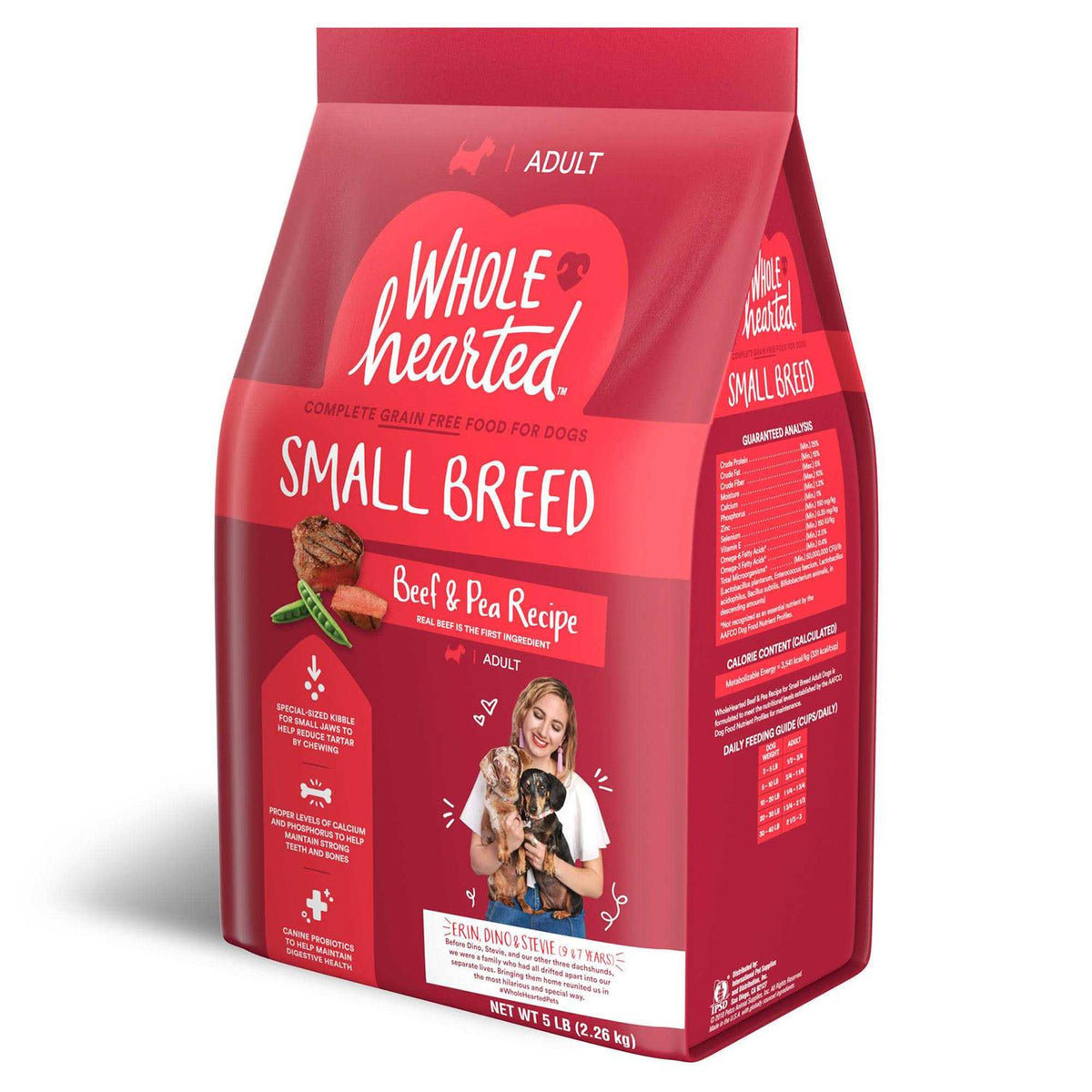 Grain Free Beef & Pea Recipe Small Breed Adult Dry Dog Food Q869