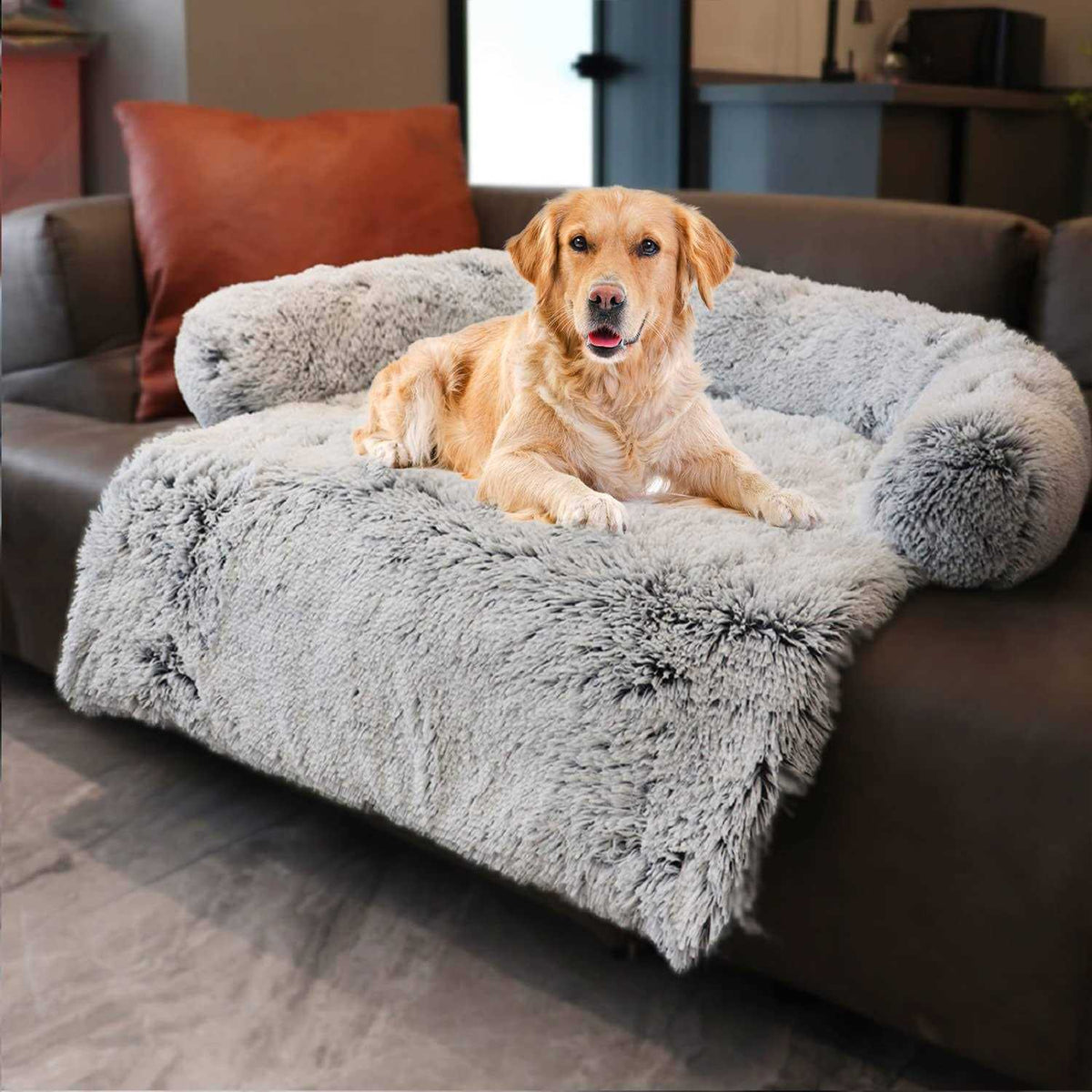 Waterproof Plush Dog Bed E1667