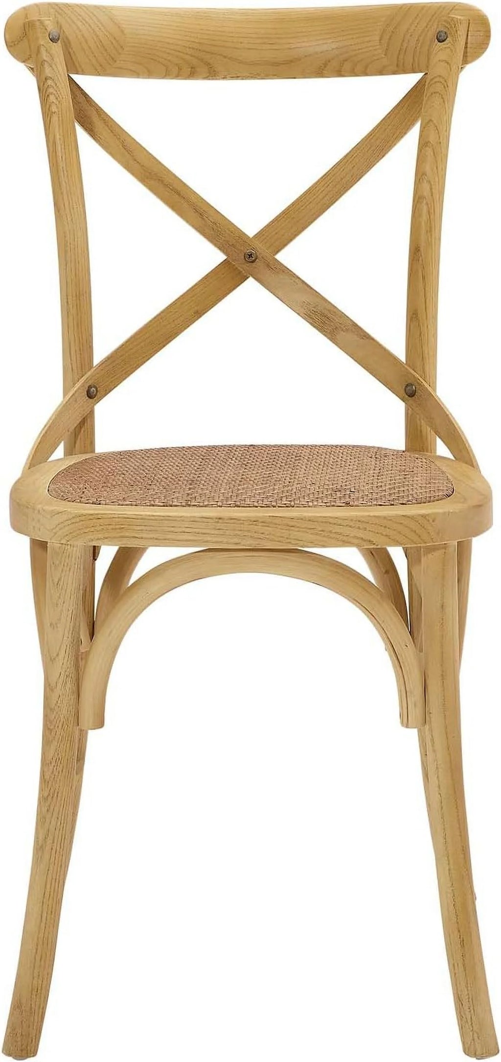Elm Wood Rattan Dining Chair D112054