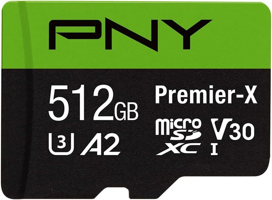 512GB Class 10 U3 V30 microSDXC Flash Memory Card H165581