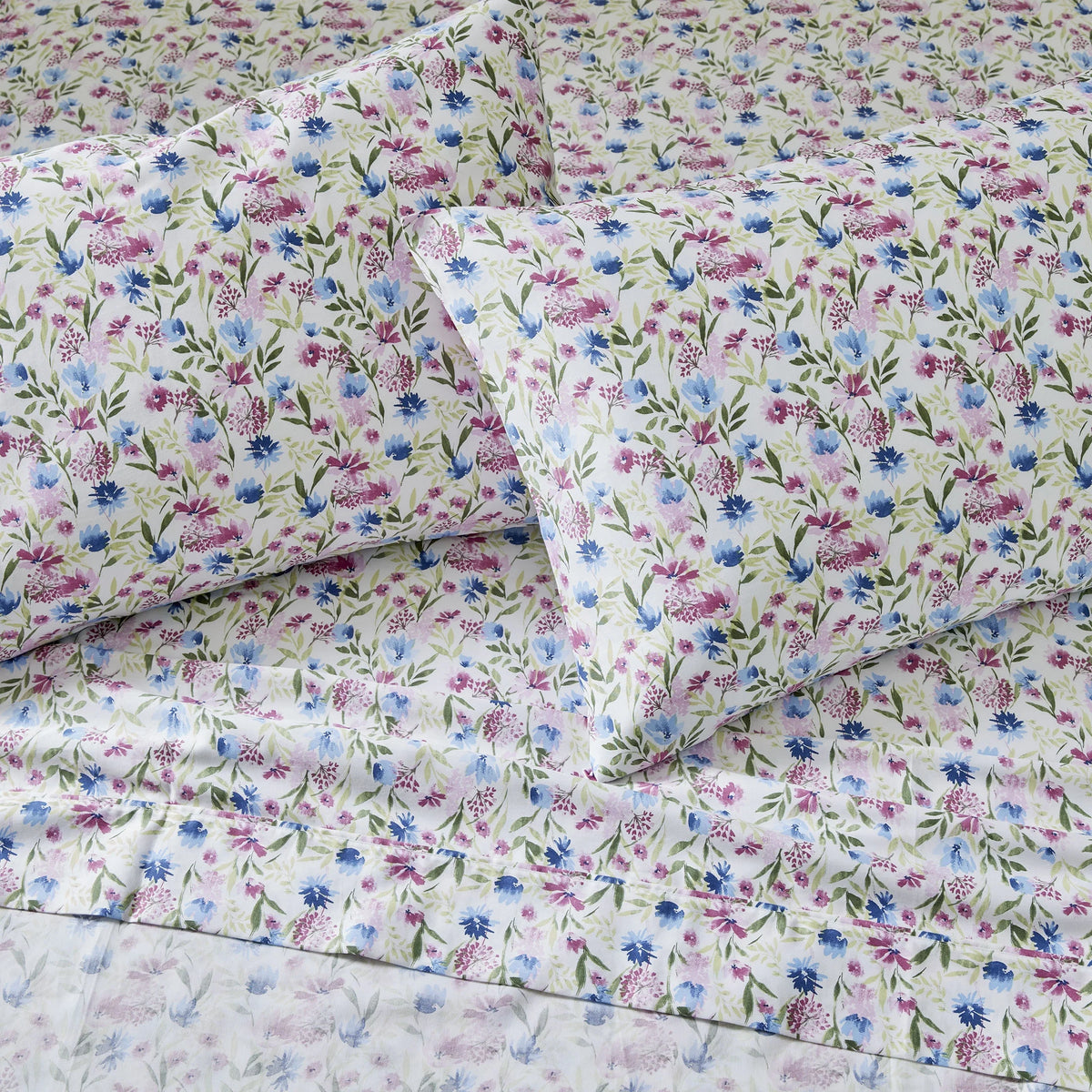 100% Cotton Sateen 300 Thread Count Queen Sheet Set K854146
