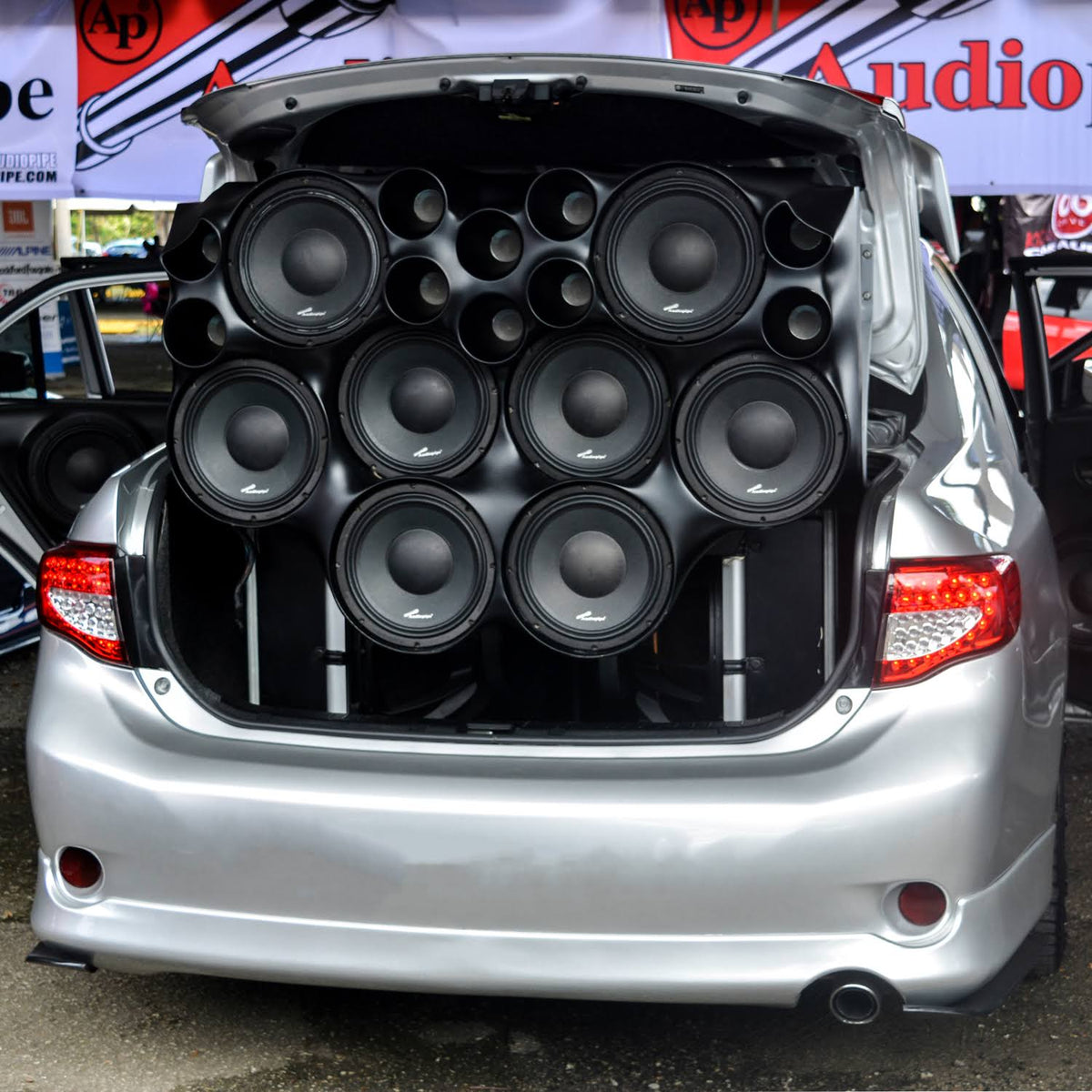 12 in. 800-Watt Car Audio Loudspeaker G434786