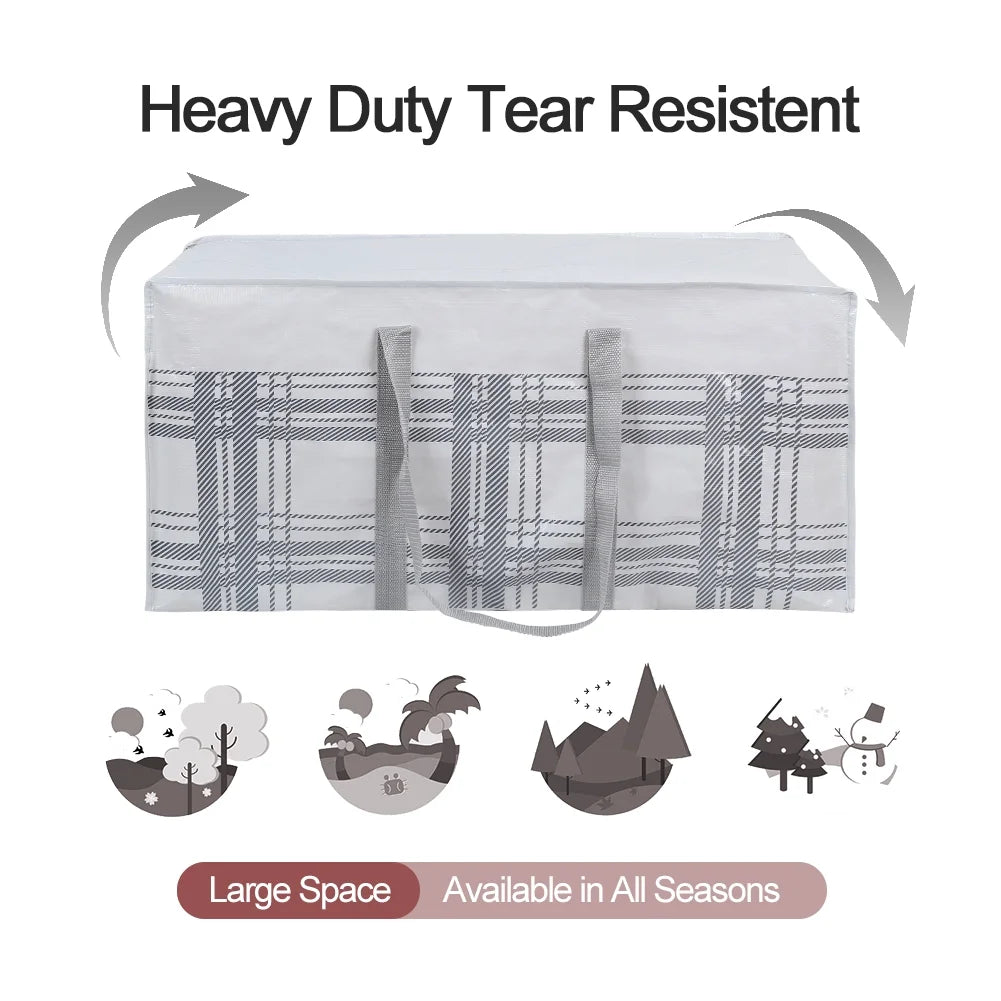 Extra Large Heavy Duty Moving Bags with Zipper and Strong Handles 8PACKS A216441