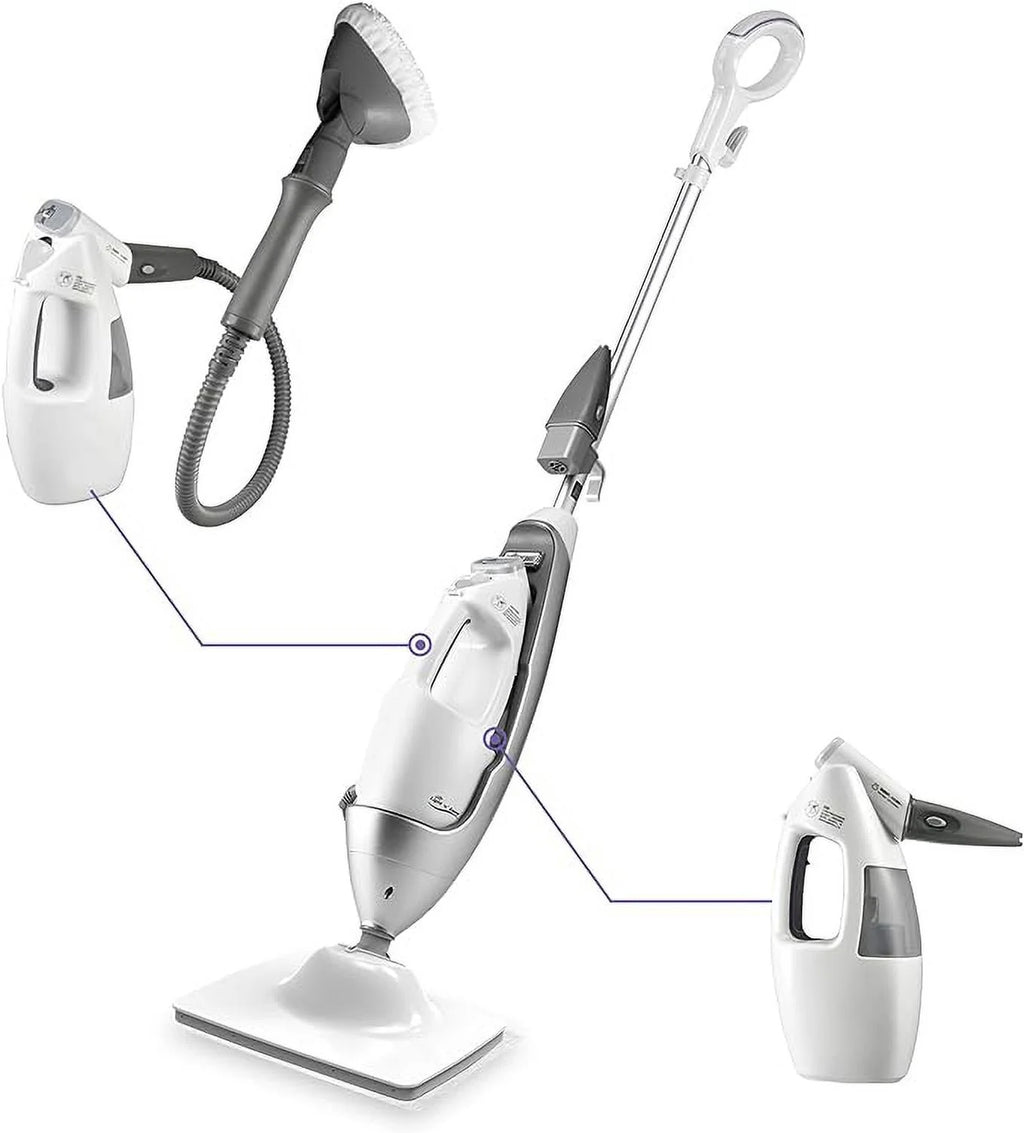 White Multi-Functional Steam Mop D8169