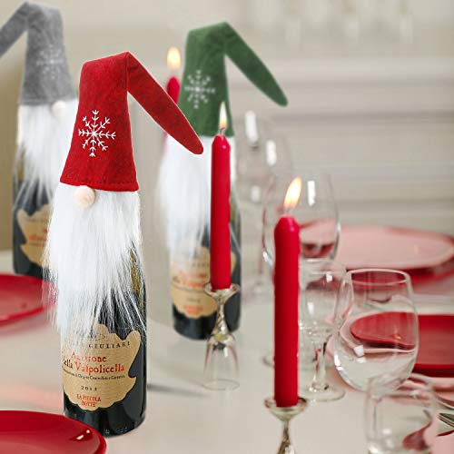 6 Sets Christmas Wine Bottle Cover Hats S80445