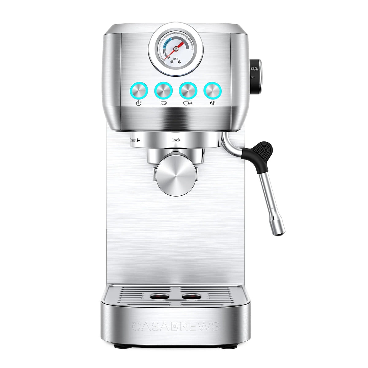 20 Bar Espresso Machine with Milk Frother Steam Wand G1619