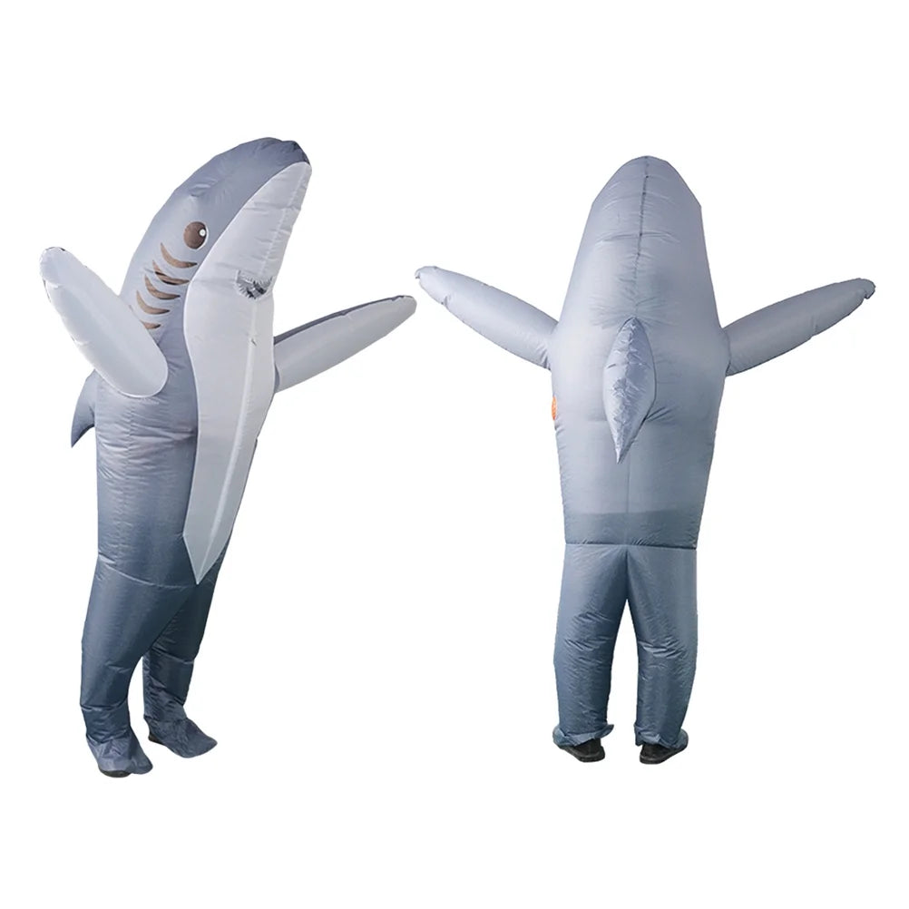 Grey Dolphin Inflatable Costume F2882