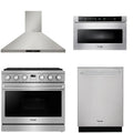 36 Gas Range, Range Hood, Dishwasher and Microwave B175