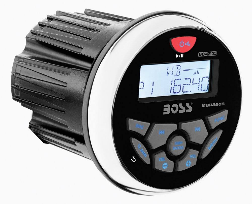 3x22 Gauge Marine MP3 Radio Receiver Bluetooth ATV Boat with 6.5x22 Speakers B33822