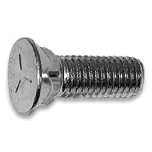 5/8-11 x 1-1/2" Zinc Plated Steel Plow Bolts, Grade 5, Coarse Thread, Fully Threaded F2512