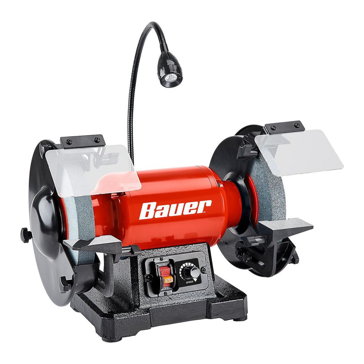 8 in. Variable-Speed Bench Grinder with LED Work Light M406