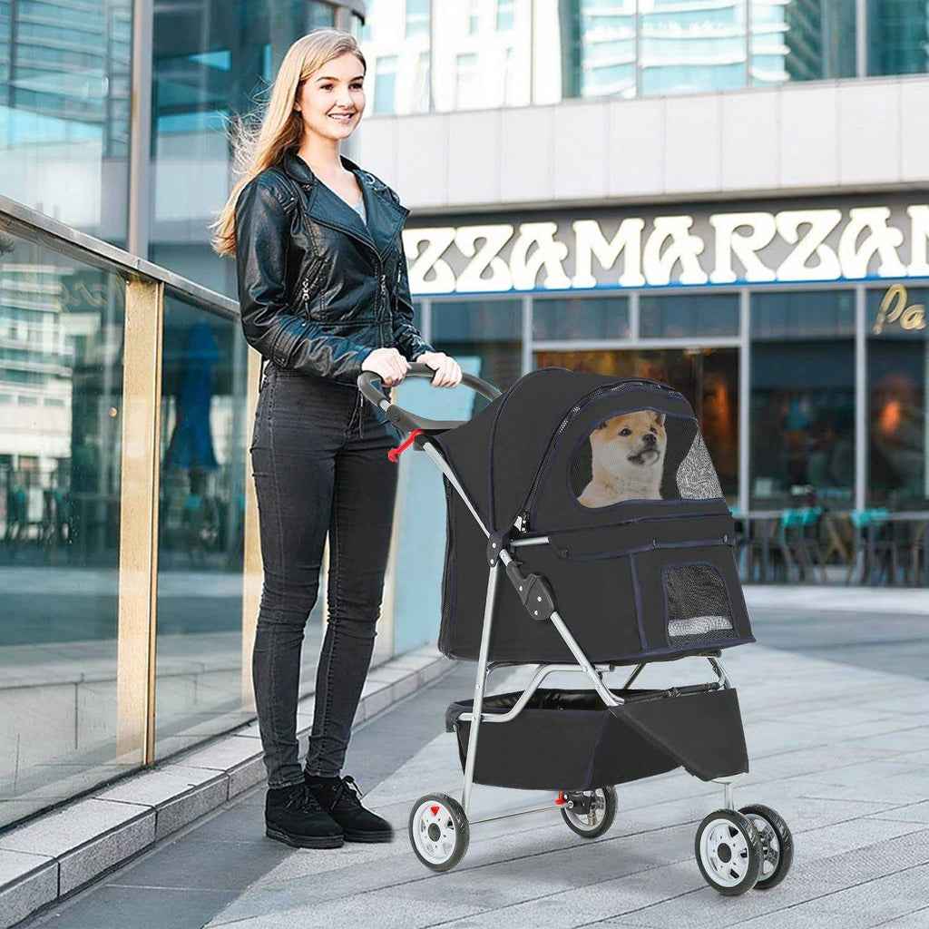 Pet Stroller Folding Carrier T611943
