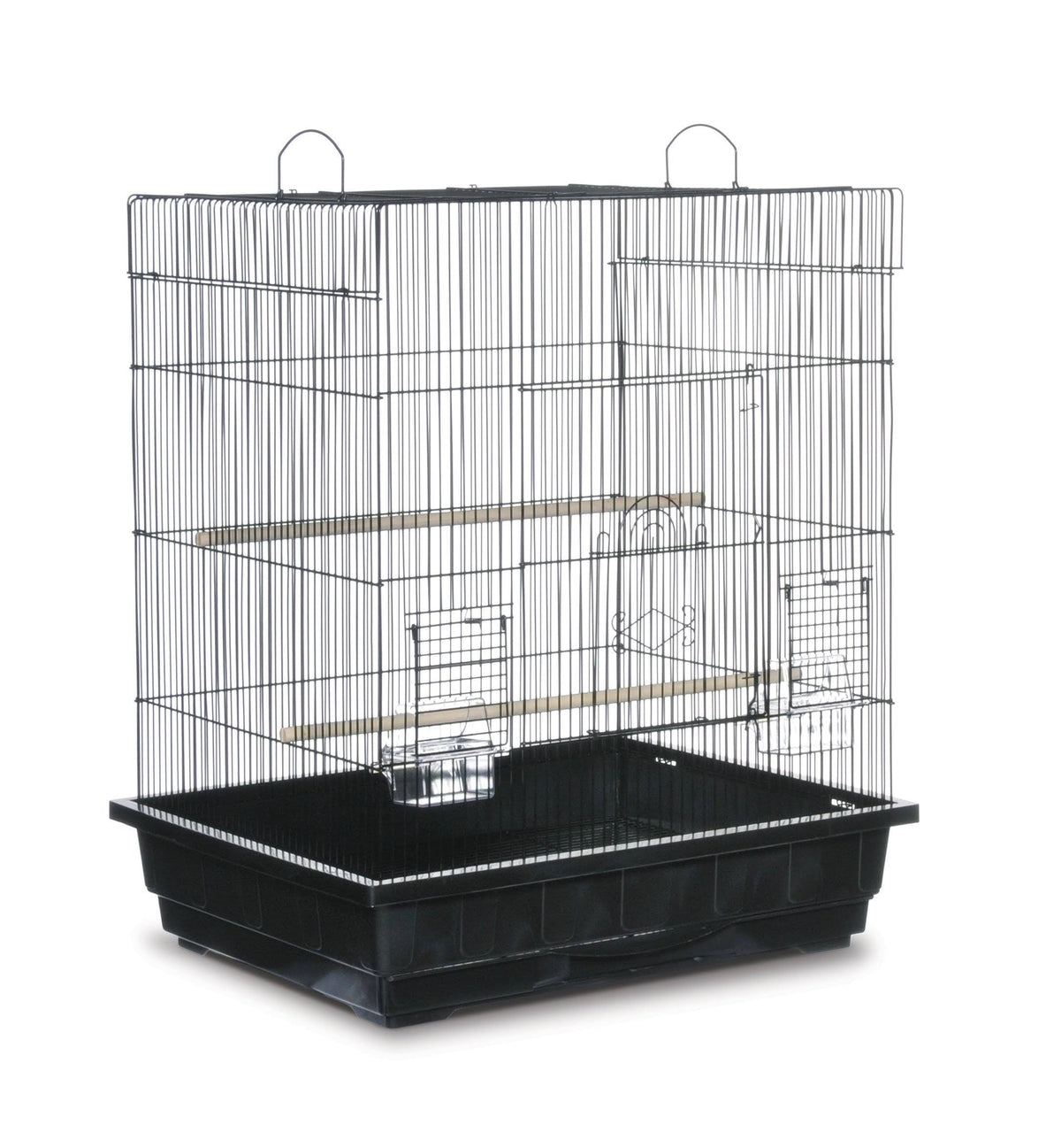Black Square Roof Parakeet Cage A384513