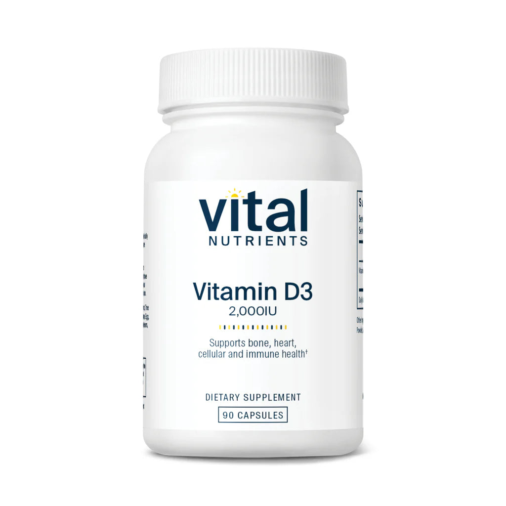 Vitamin D3 2,000 IU 90 Capsules D99616