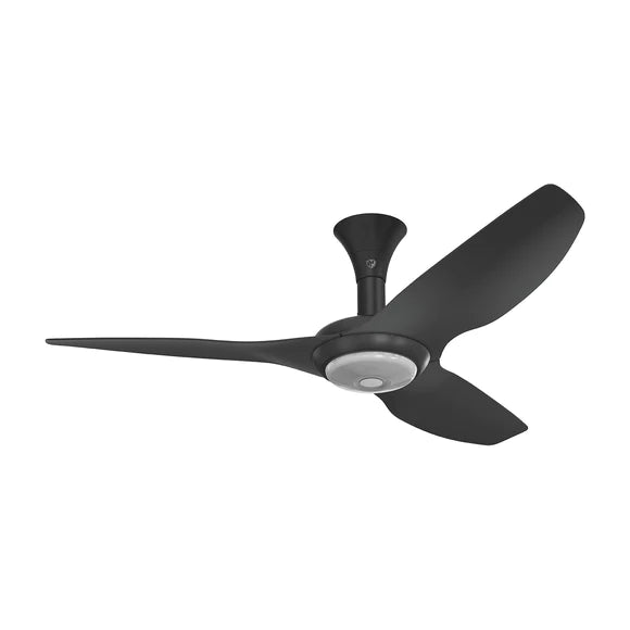 52 Ceiling Fan with Black Blades and Black Finish with LED Y115580